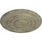 Ekena Millwork Oldham Ceiling Medallion (Fits Canopies up to 8 5/8"), 18"OD x 1 1/4"P, Castle Stone Crackle CM18OLCSC - alternate 2